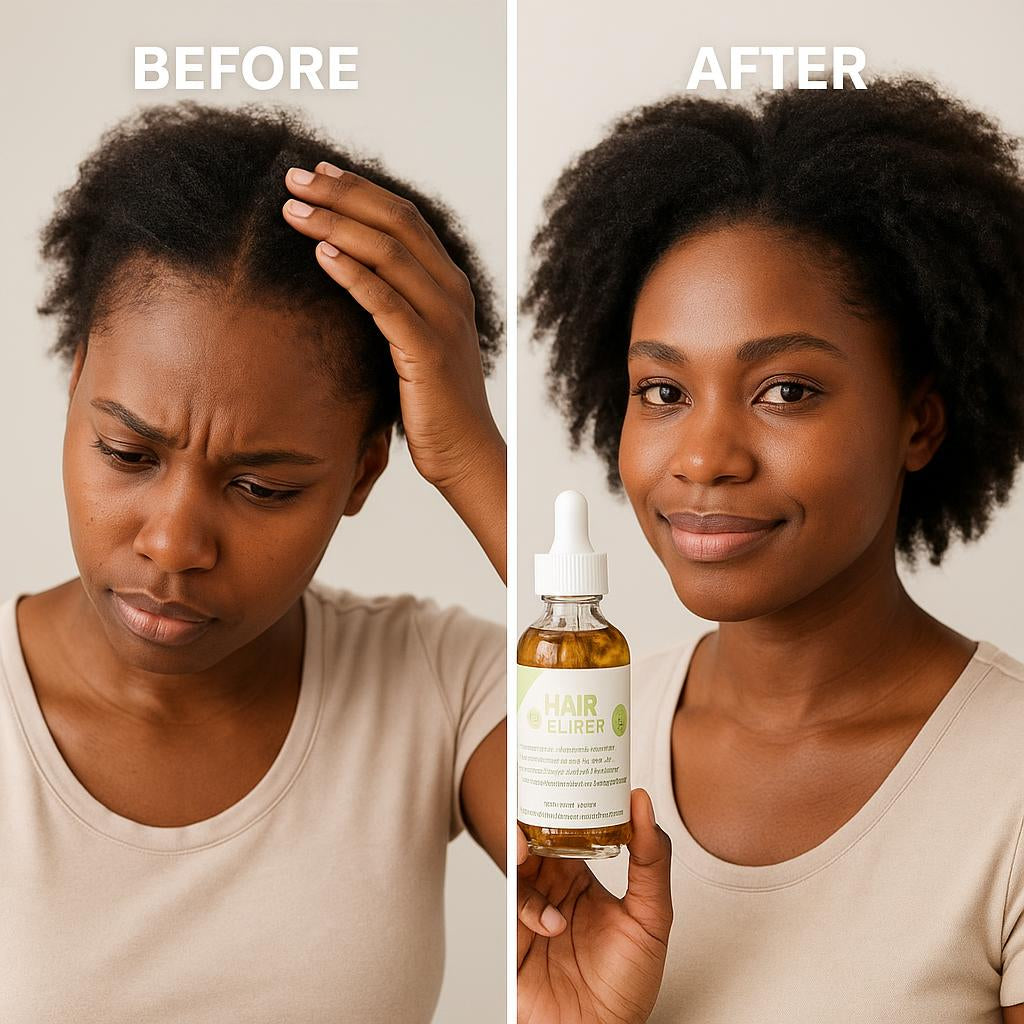 Huile capillaire bio gingembre et ricin pour cuir chevelu et croissance rapide des cheveux