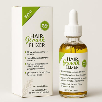 Huile capillaire bio gingembre et ricin pour cuir chevelu et croissance rapide des cheveux