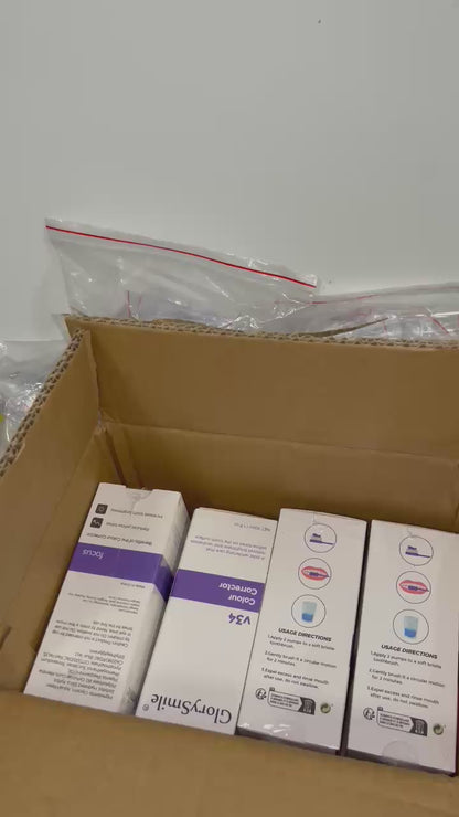 Dentifrice Violet V34 Éclaircissant - Blanchiment Dentaire Professionnel